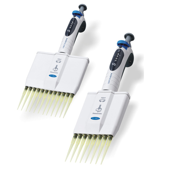 S Series Multichannel Variable Volume Micropipettes