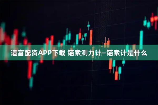 造富配资APP下载 锚索测力计—锚索计是什么